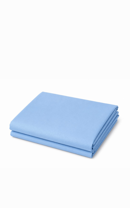 Premium Sky Blue Plain Suiting Fabric – 4 Meter