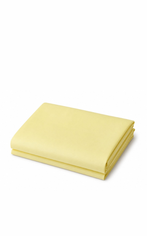 Premium Pastel Yellow Plain Suiting Fabric – 4 Meter