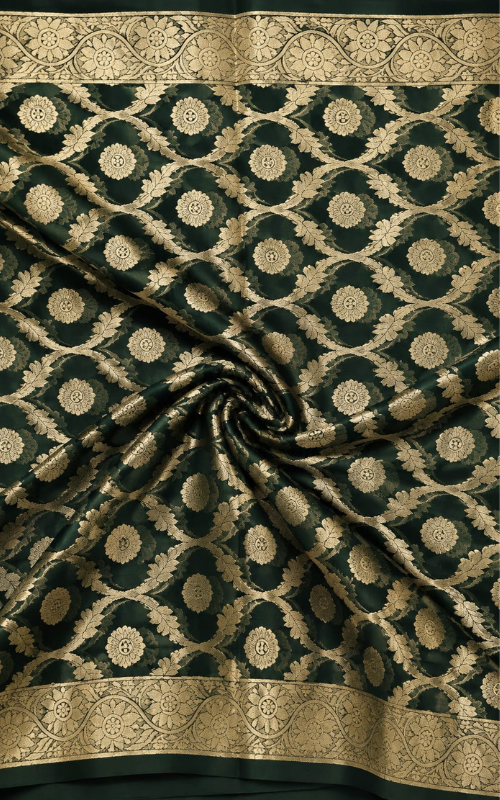 Premium Green Organza Saree
